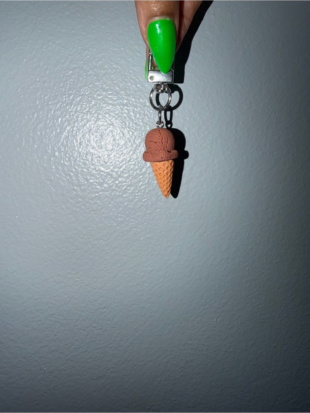 Ice Cream Cone Bag Charm - Picture 3 of 7